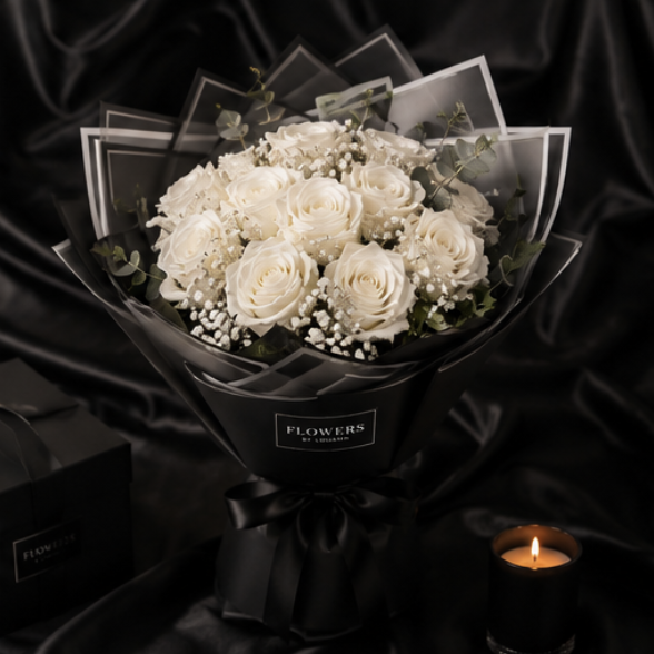 Bouquet personnalisé 10 roses
